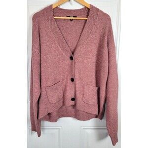 Uniqlo Womens Wool Blend Cardigan Sweater Size XL
